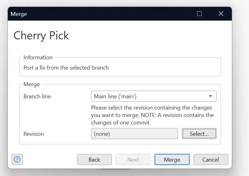 Cherry-Pick with Git UI Cherry-Pick with Git UI